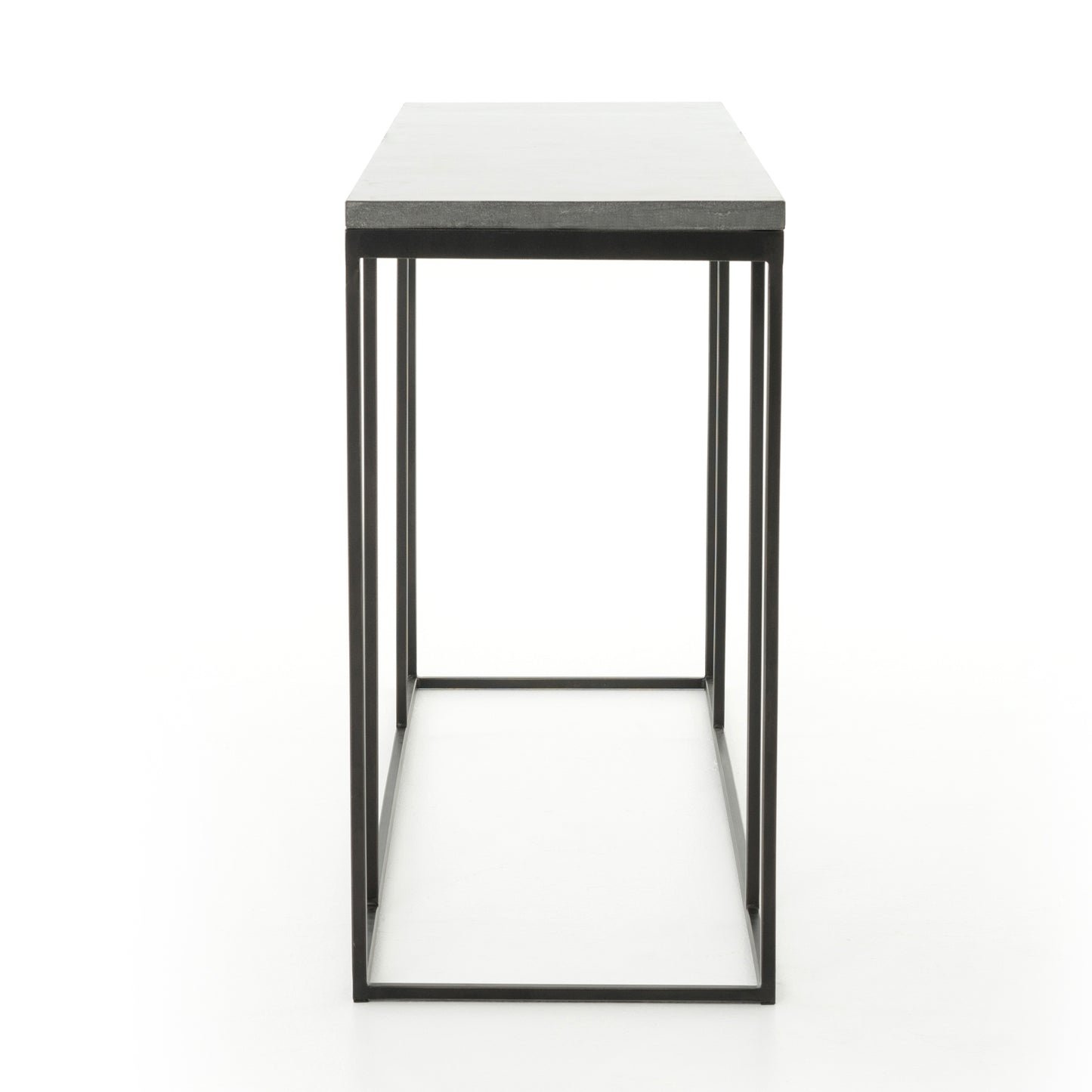 HARLOW CONSOLE TABLE-BLUESTONE/GUNMETAL