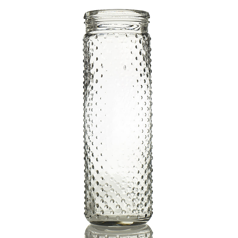 Hobnail Jar 4" x 12 Clear - La Veta